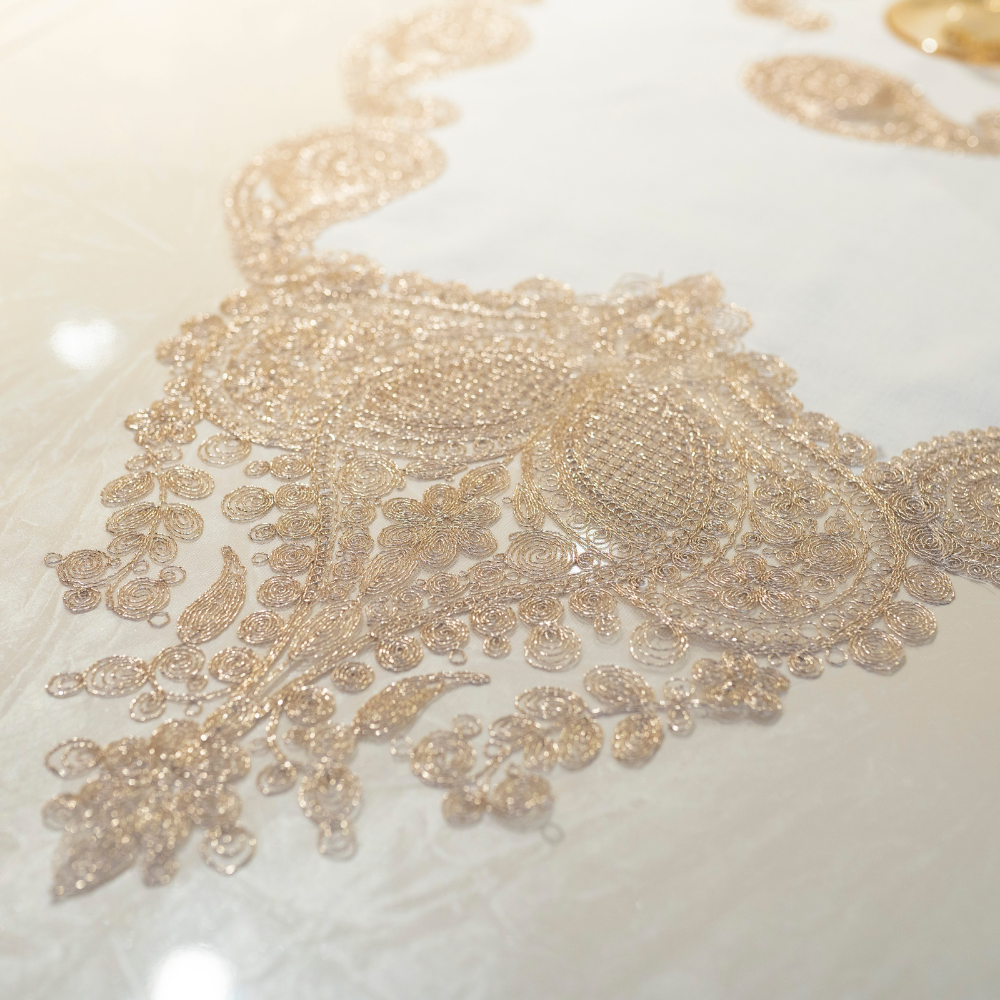 Gold Shawl 5-Piece Luxury Living Room Set