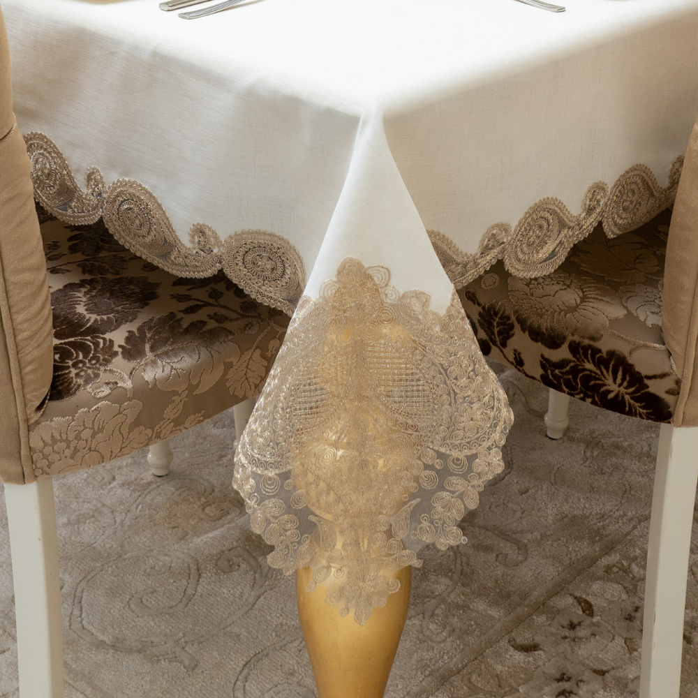 Gold Shawl 26-Piece Luxury Dinnerware Set