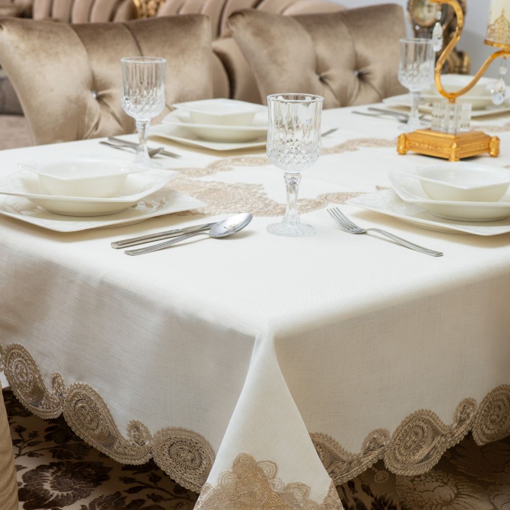 Gold Shawl 26-Piece Luxury Dinnerware Set