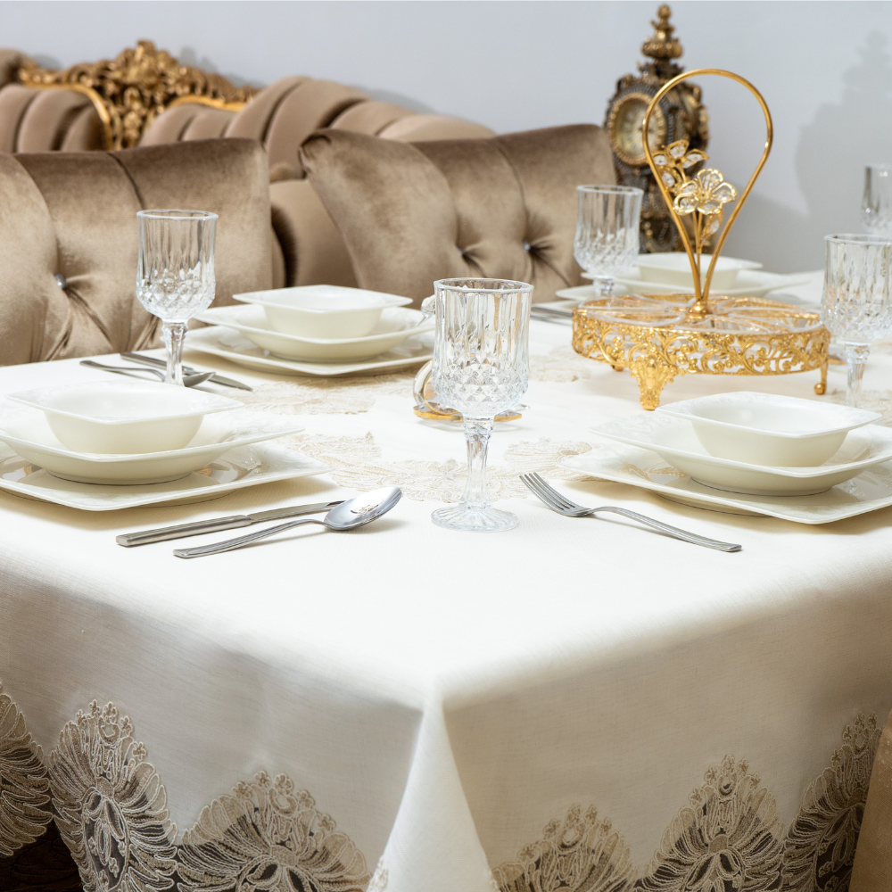 Milas Luxury Single Tablecloth